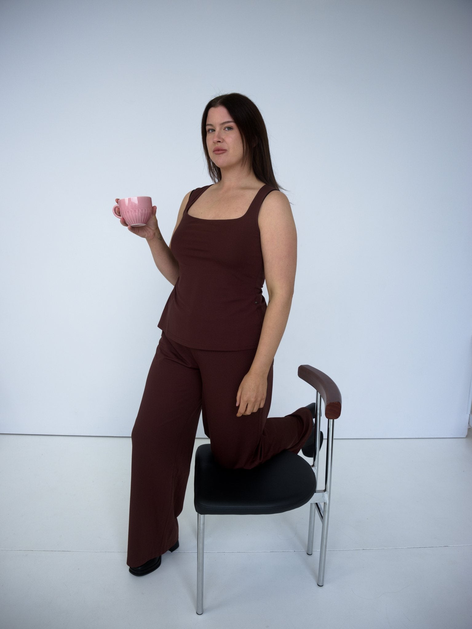 Ponte Roma Top — Chocolate