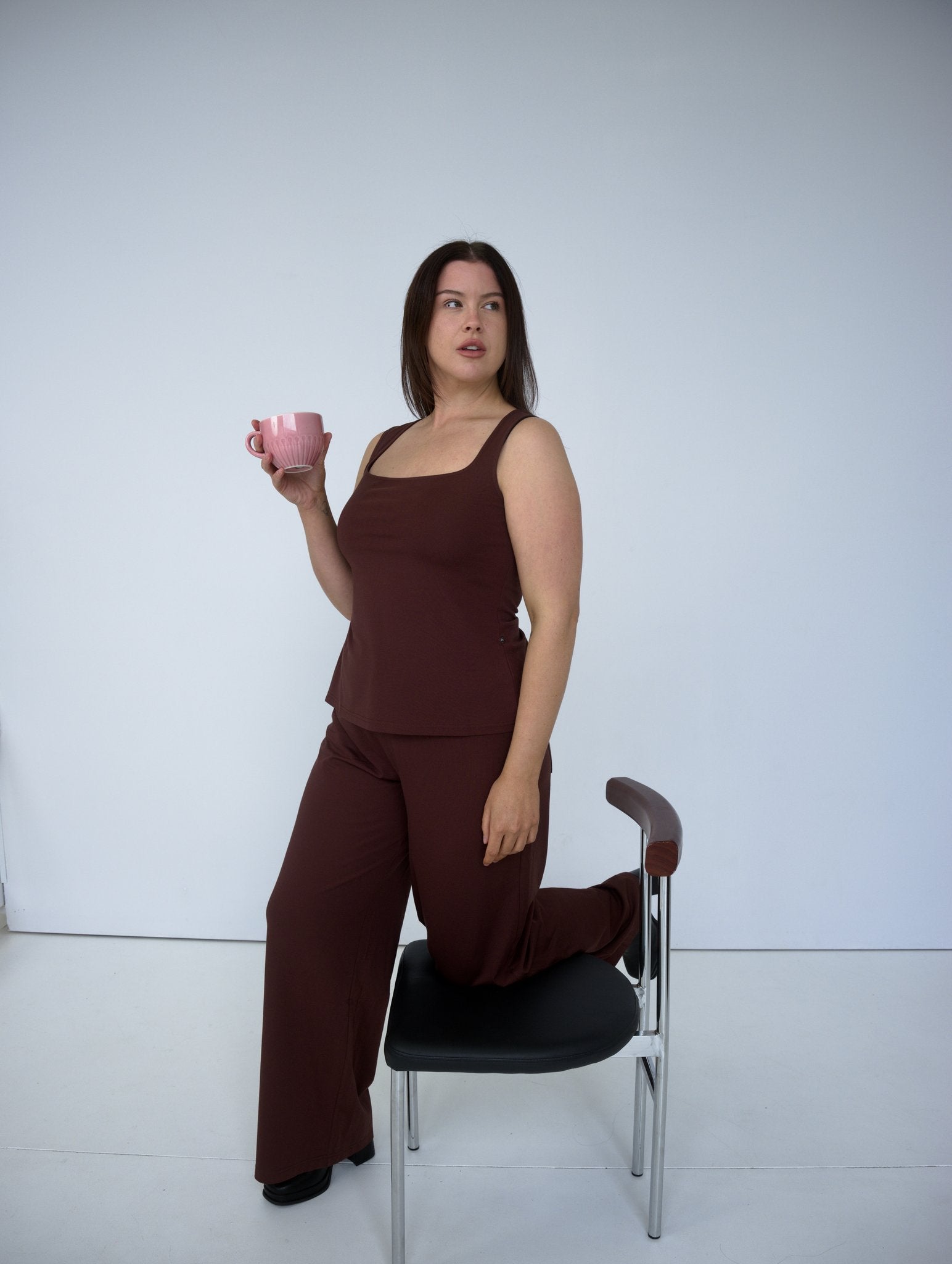 Ponte Roma Top — Chocolate