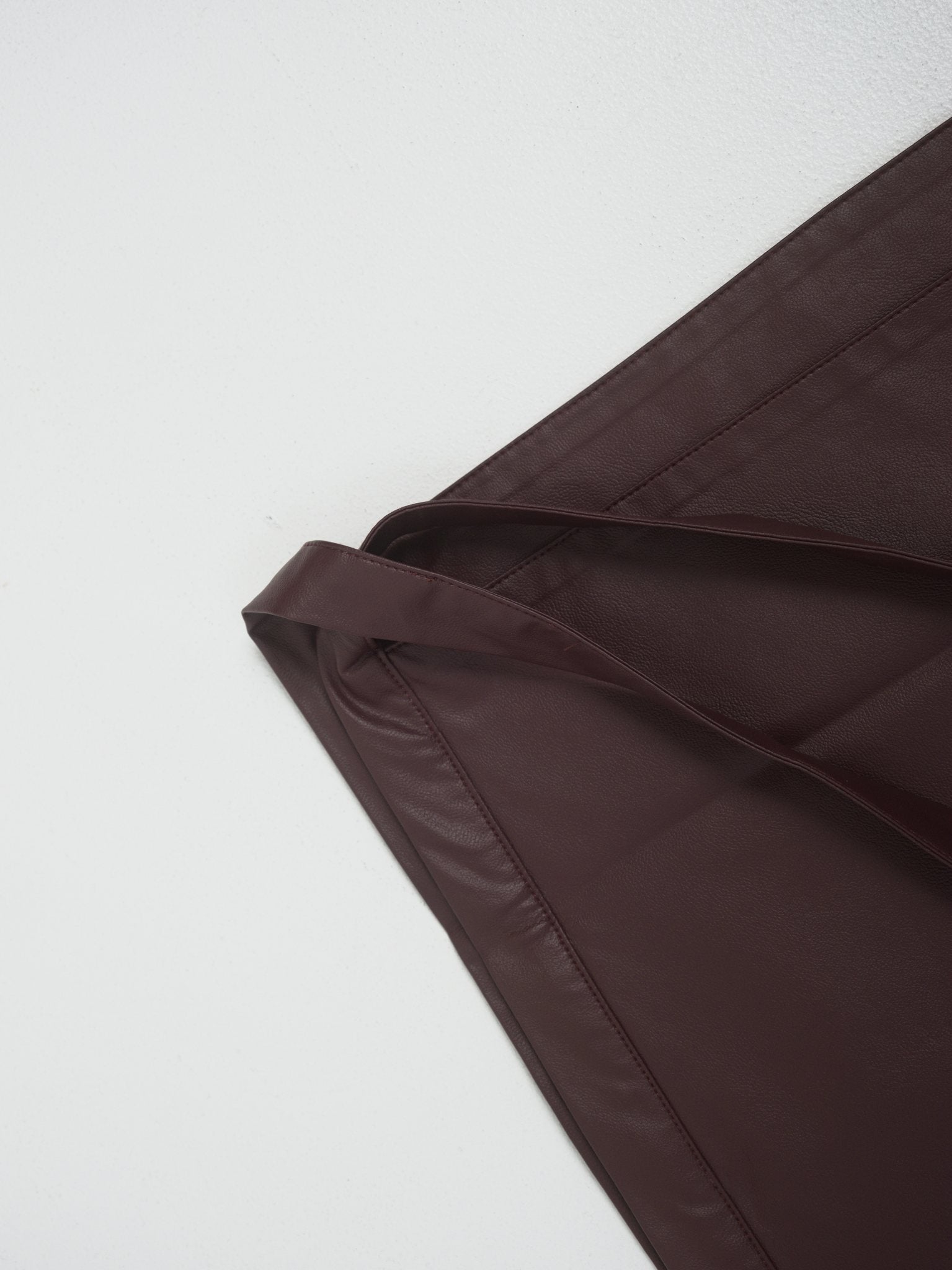 Apron Skirt — Chestnut Brown