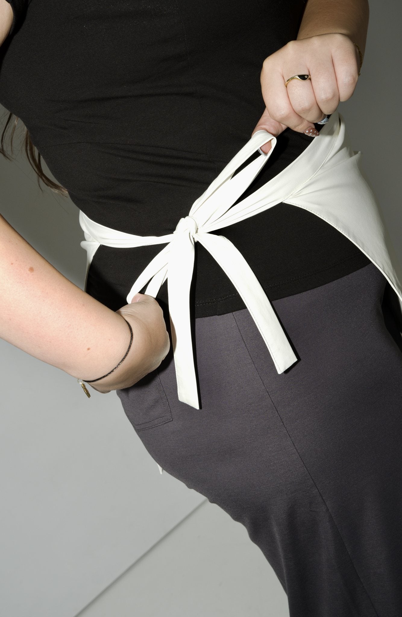 Apron Skirt — Coconut Cream
