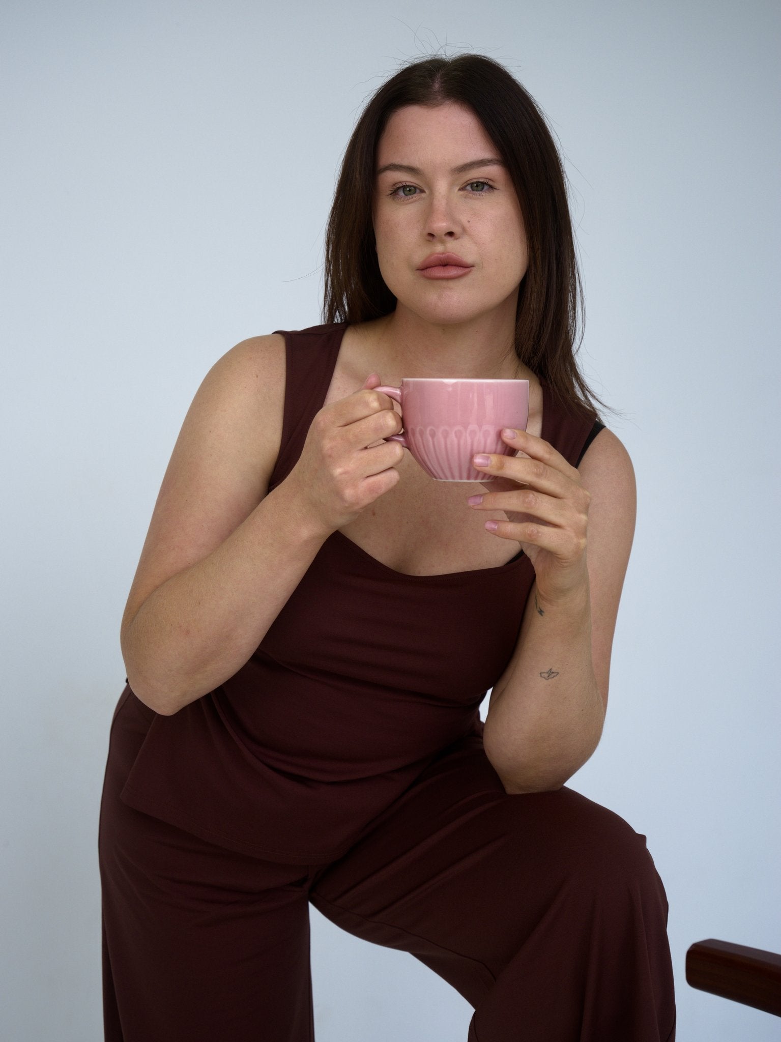 Ponte Roma Top — Chocolate