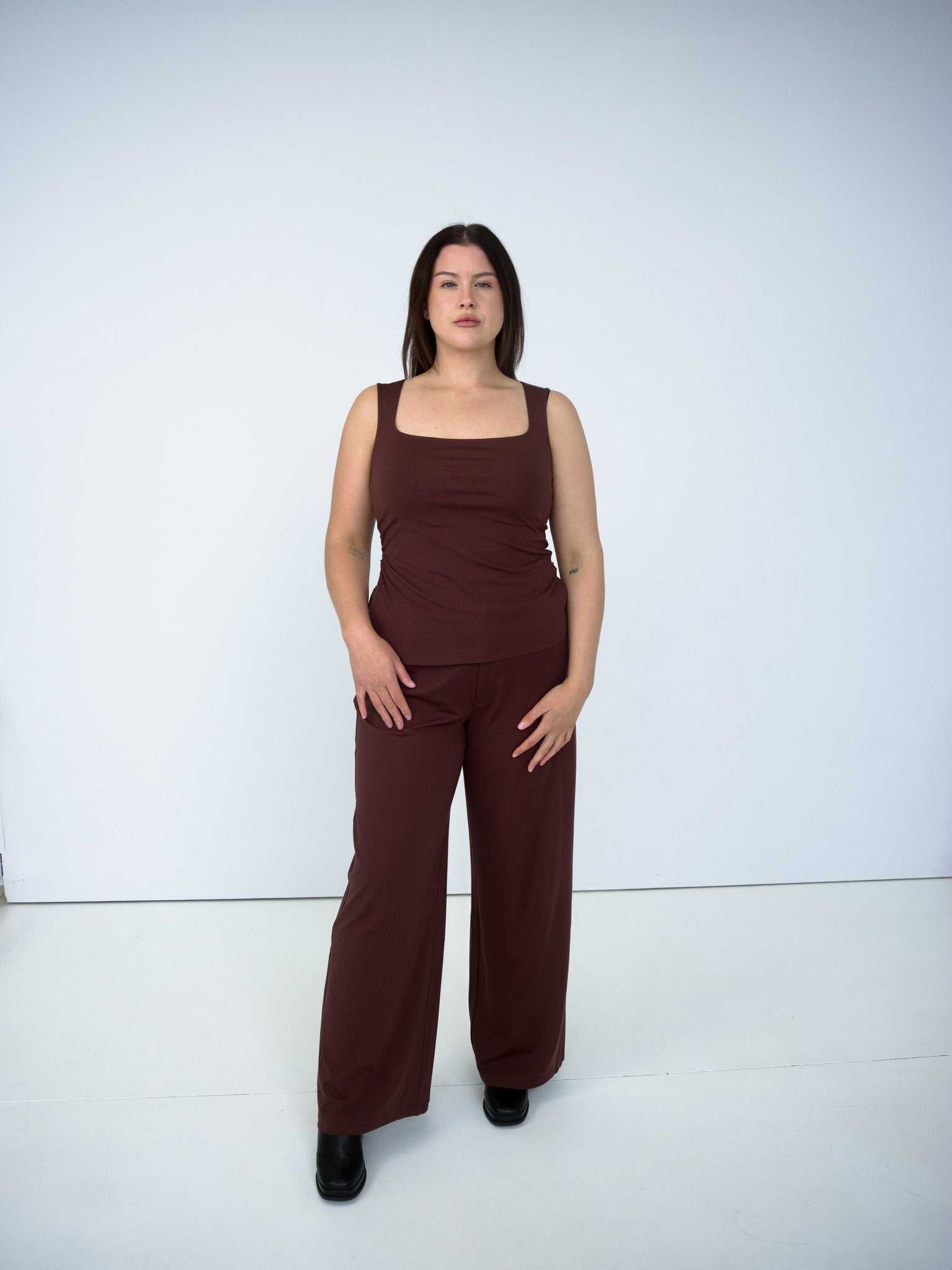 Ponte Roma Top — Chocolate