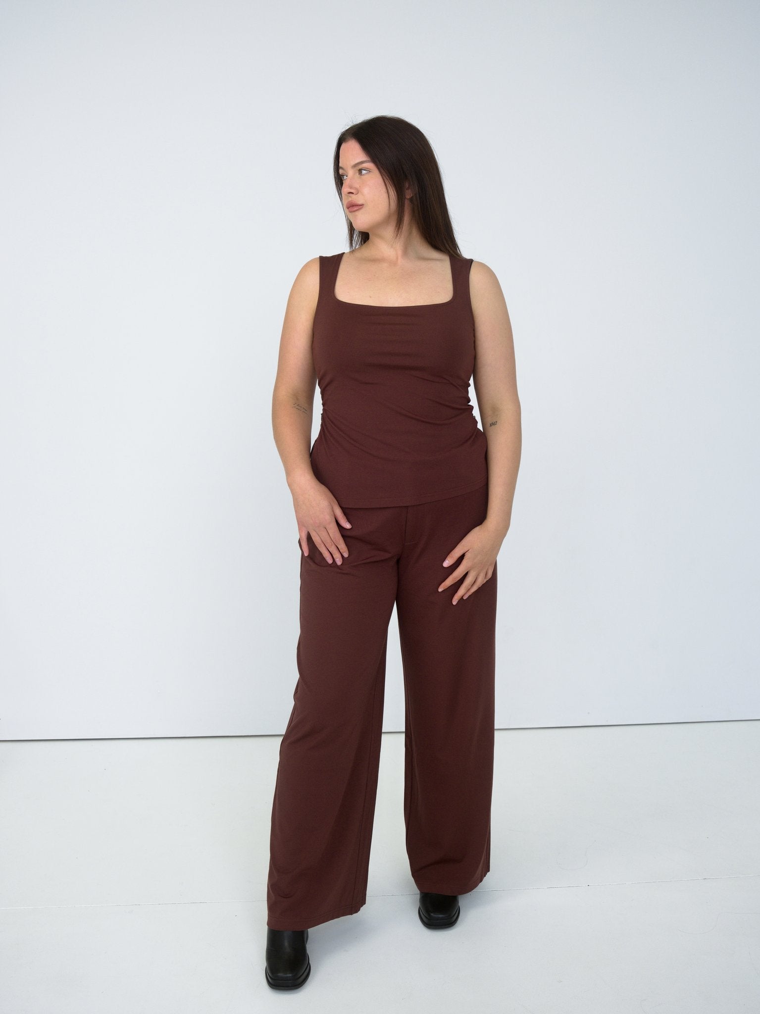 Ponte Roma Top — Chocolate