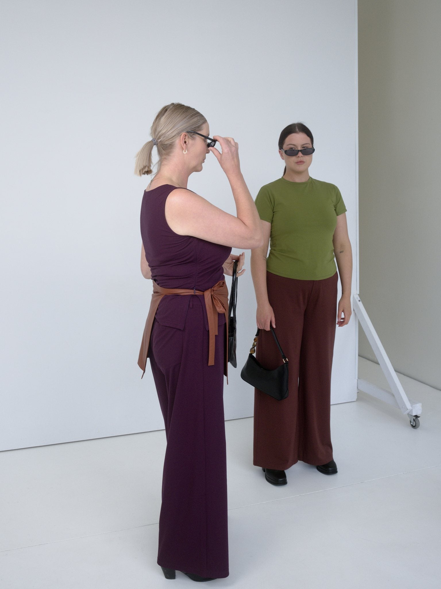 Apron Skirt — Chestnut Brown