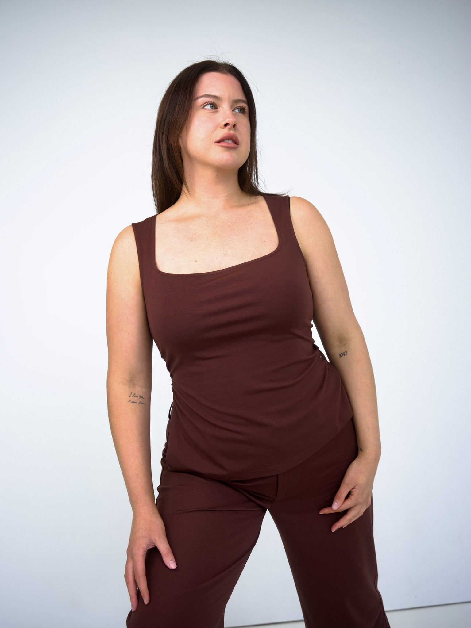Ponte Roma Top — Chocolate