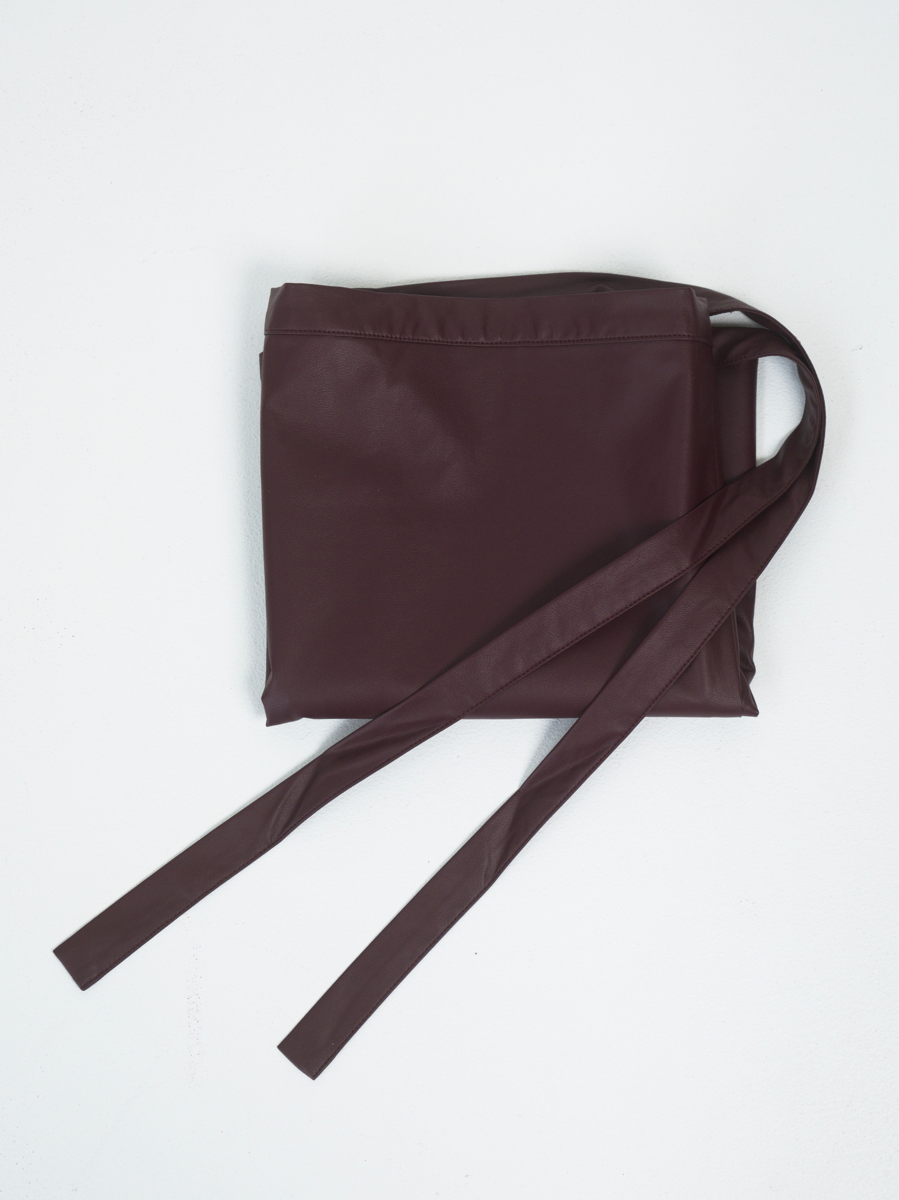 Plum Apron Skirt by EVELO