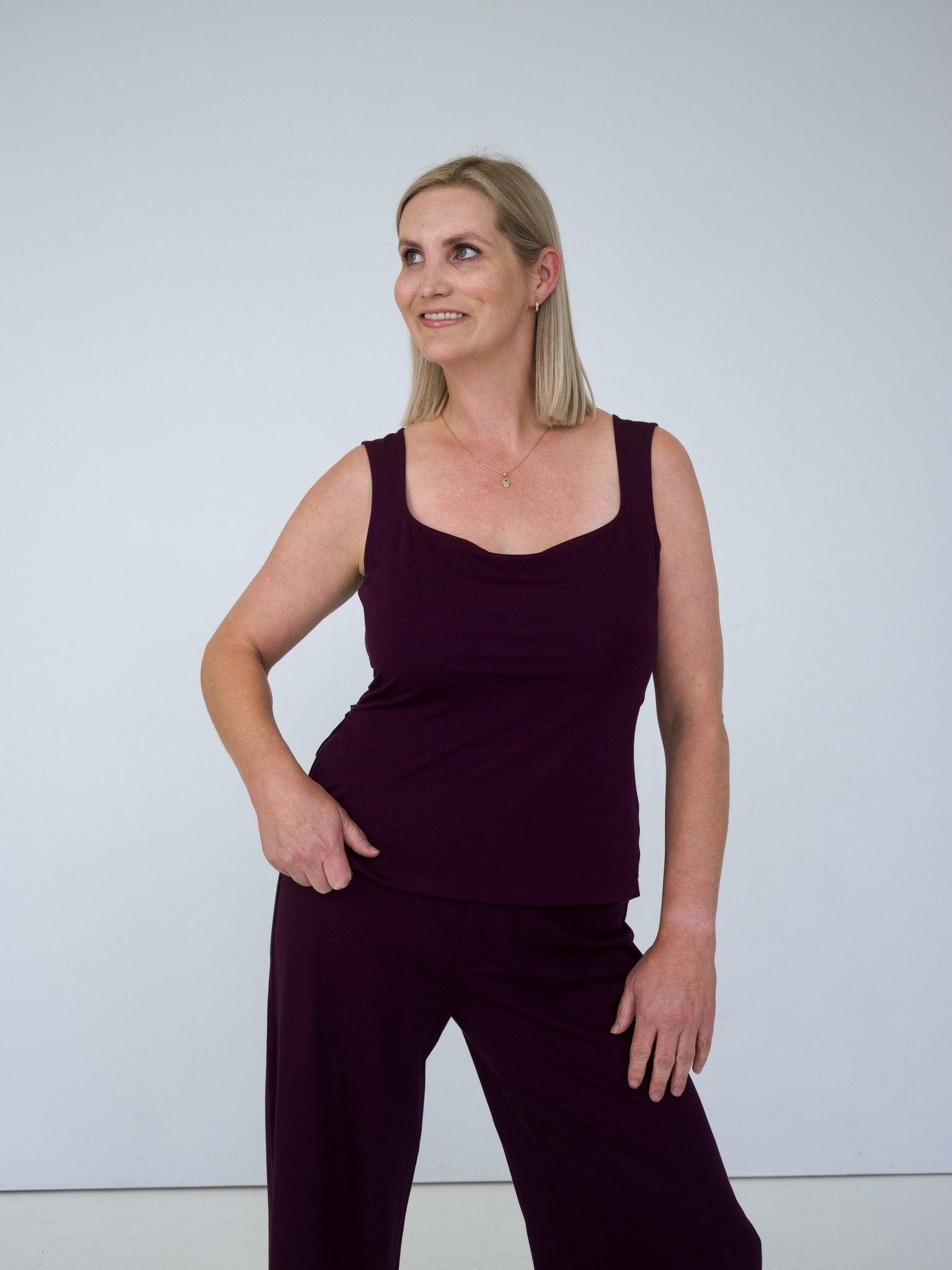 Ponte Roma Top — Plum