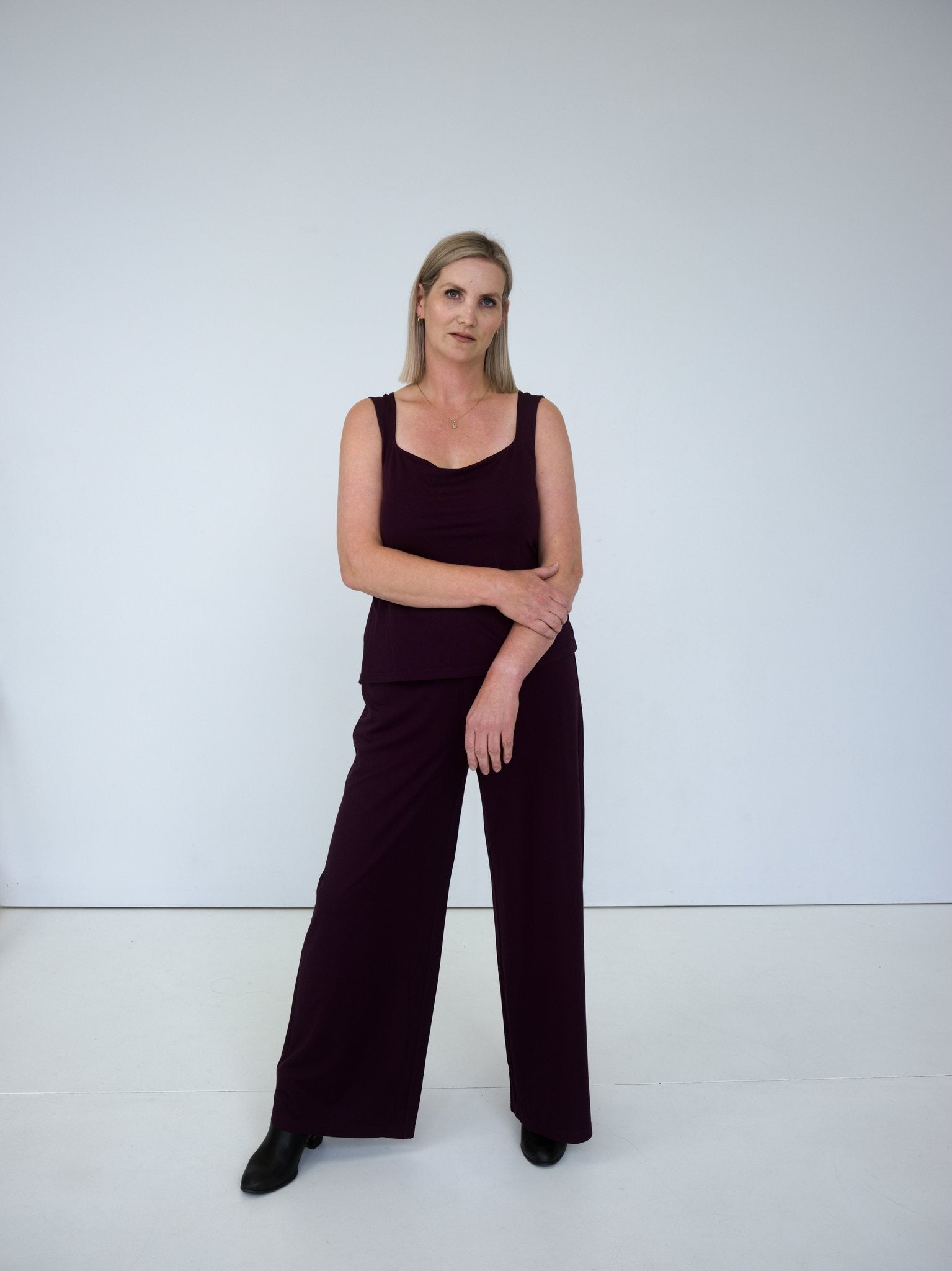 Ponte Roma Pant — Plum