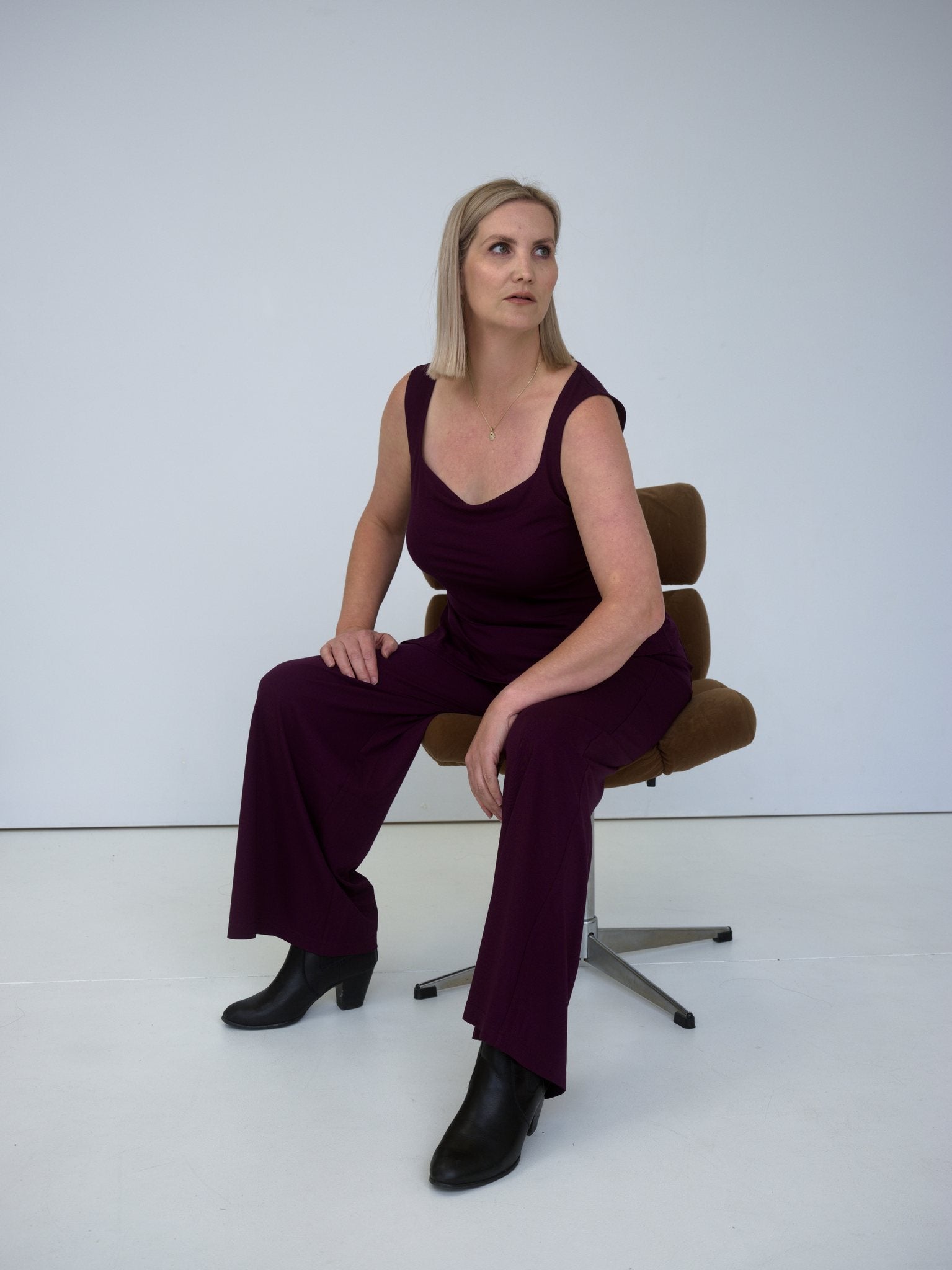 Ponte Roma Pant — Plum