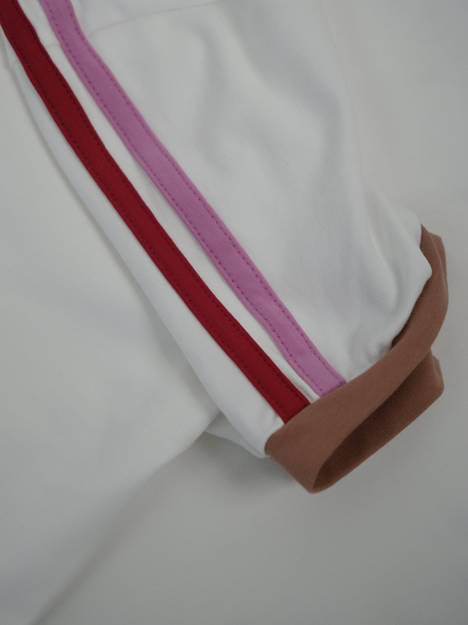 Tee with Logo Cut-Out — White