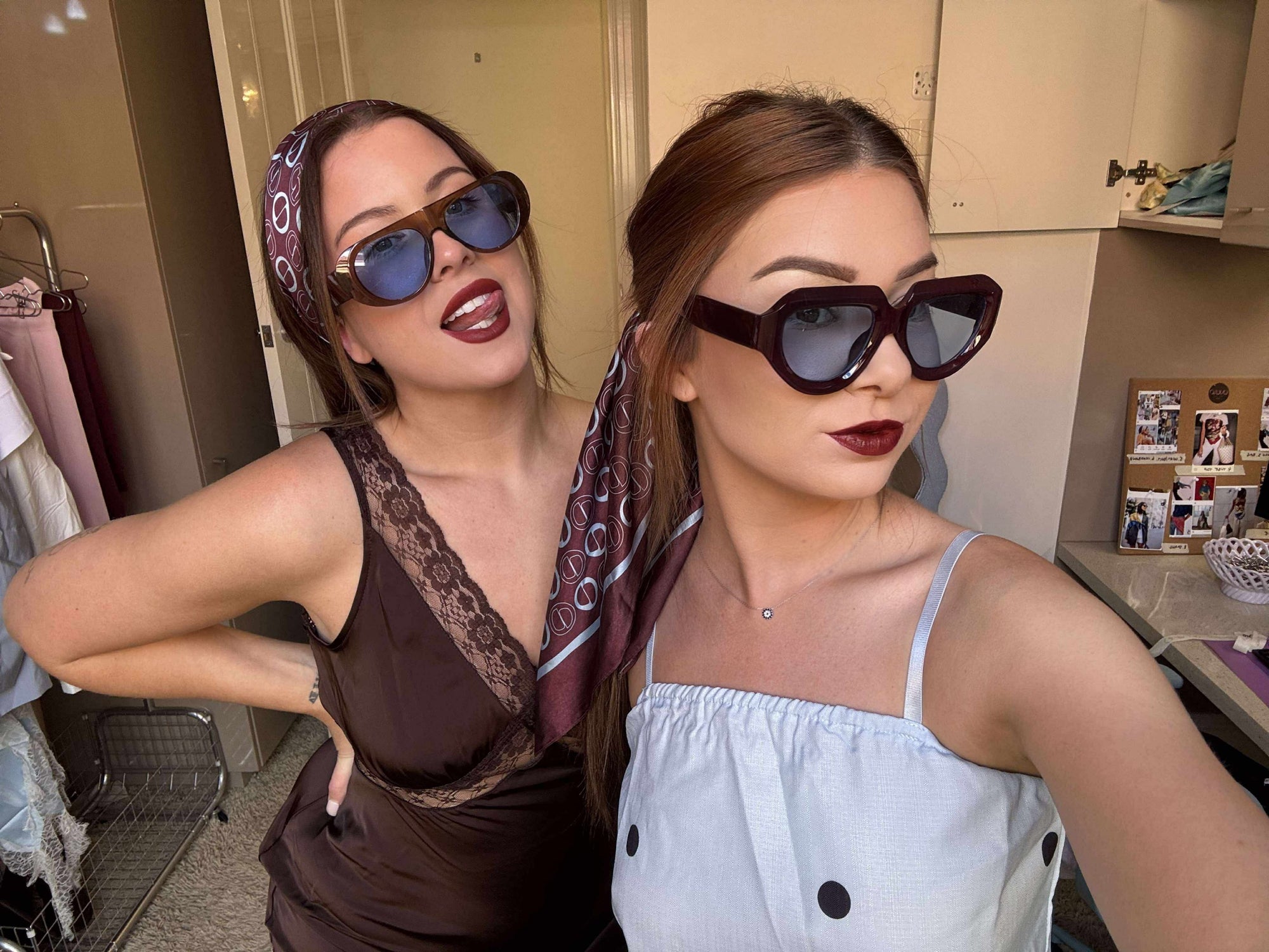 Merlot Crescendo – Vegan Silk Scarf, Australian-Designed Christmas Gift