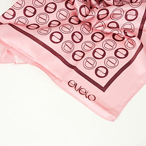 Pink satin scarf for creators – EVELO