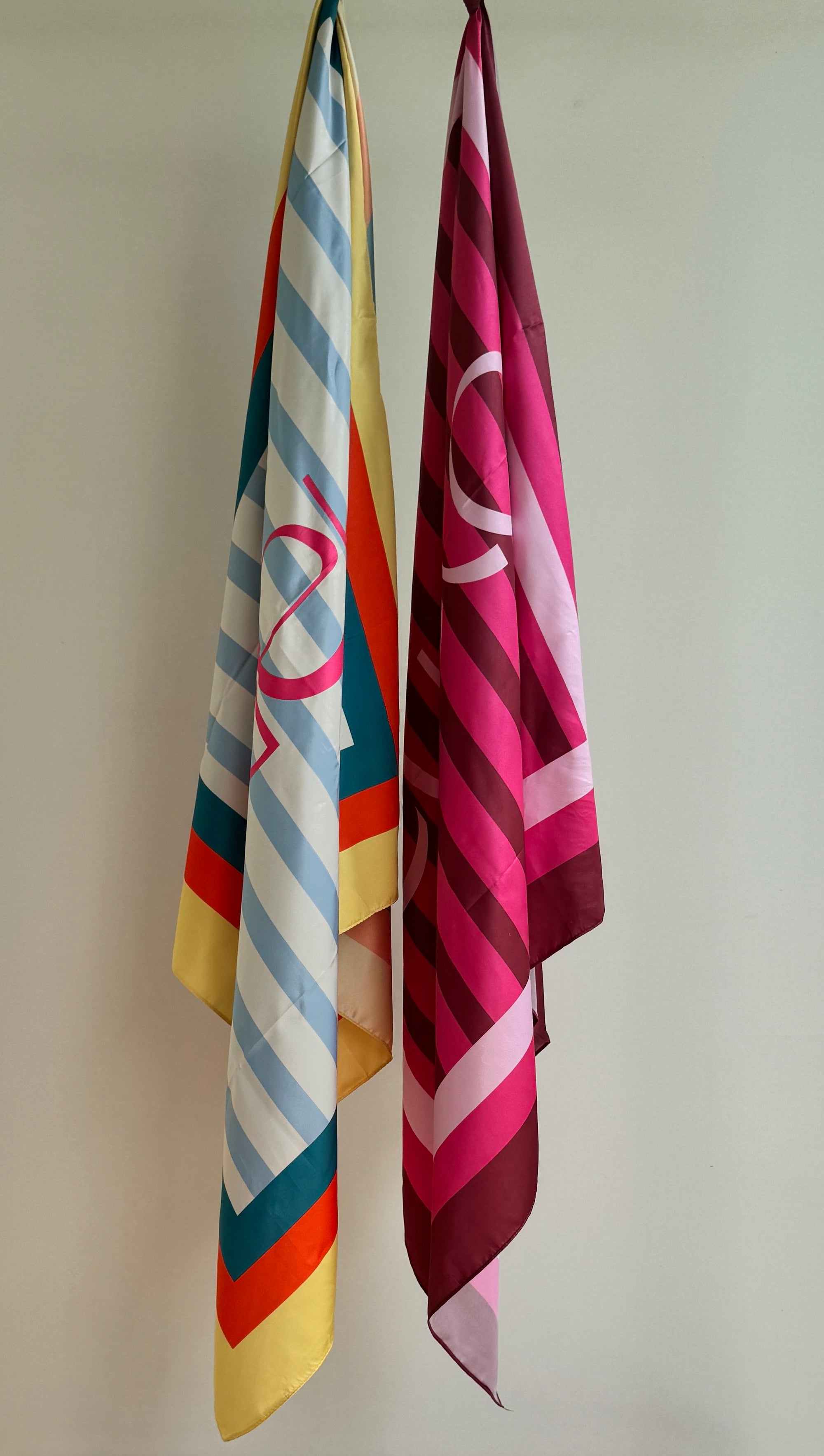 Large satin square scarf for women Christmas gift