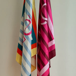 Large satin square scarf for women Christmas gift