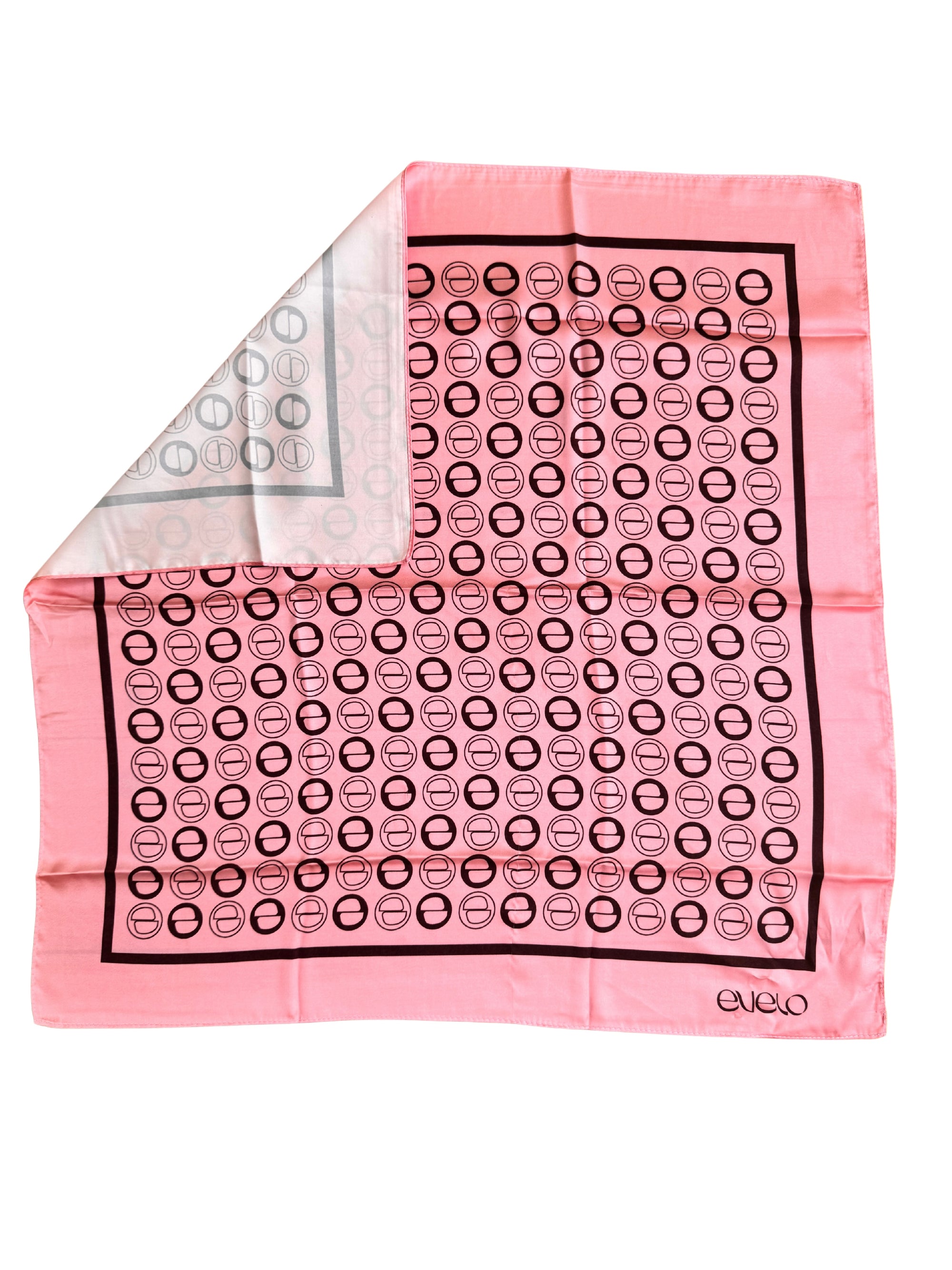 Pink satin scarf for creators – EVELO
