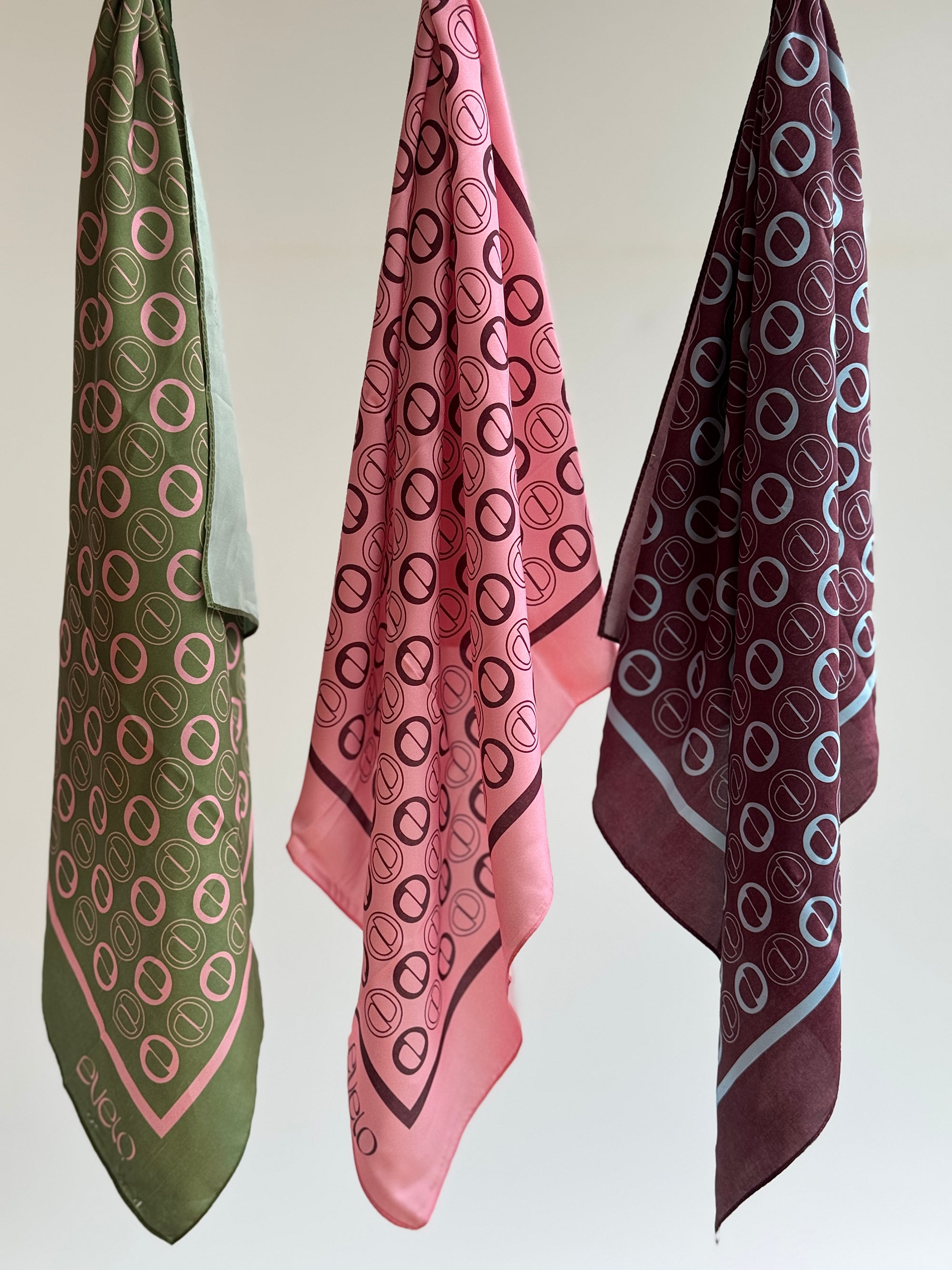 Merlot Crescendo – Vegan Silk Scarf, Australian-Designed Christmas Gift