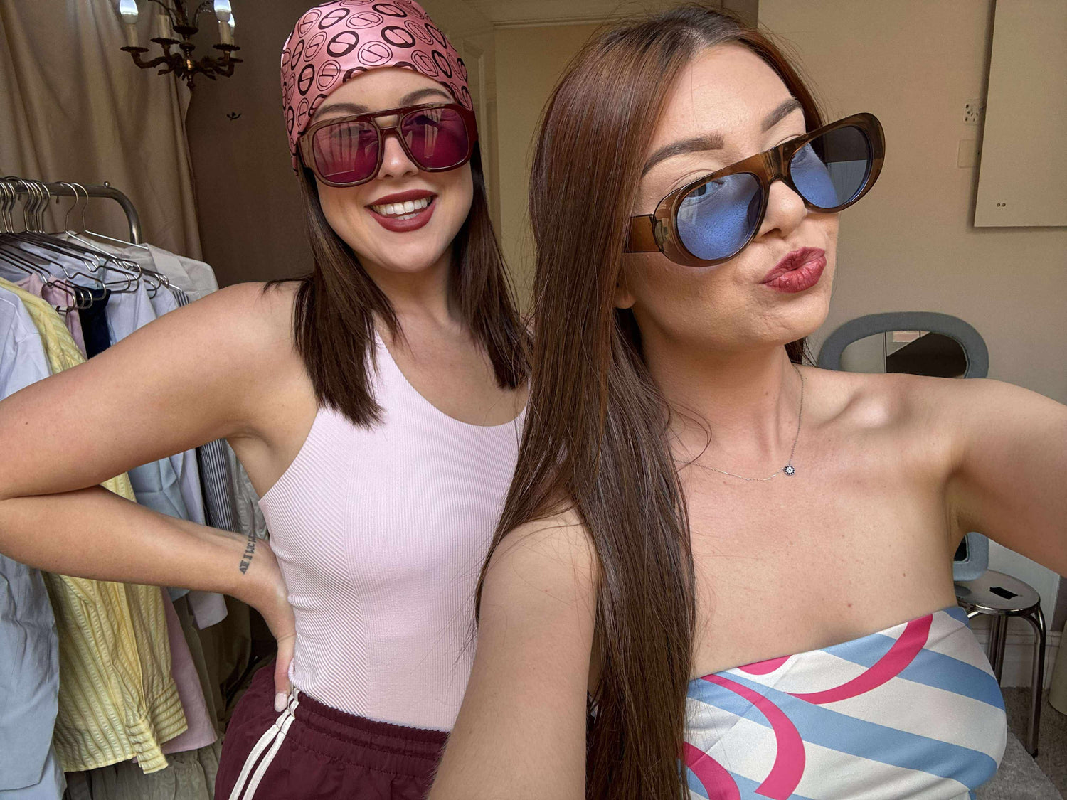 Retro satin scarf under $50 gift idea Australia